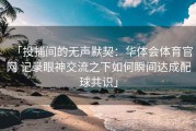「投捕间的无声默契：华体会体育官网 记录眼神交流之下如何瞬间达成配球共识」